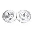 PowerStop Evolution Drilled Slotted Rotors Pair Front For Chevrolet Cobalt