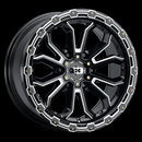 17x9 Vision 405 Korupt Gloss Black Milled Spoke 6x135 ET12 Wheel Rim-3