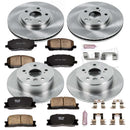 PowerStop OE Stock Replacement Low-Dust Ceramic Brake Pad and Rotor Kit