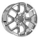 20" Replica Wheel CV92 Fits GMC Sierra Rim 20x9 Chrome Wheel