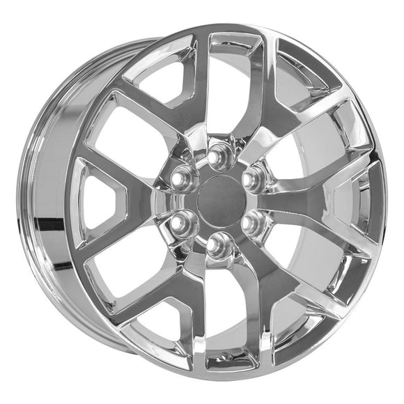 20" Replica Wheel CV92 Fits GMC Sierra Rim 20x9 Chrome Wheel