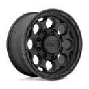 17X8.5 KMC KM541 DIRTY HARRY Textured Black 8X170 ET0 wheel/rim