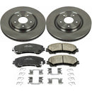 PowerStop OE Stock Replacement Low-Dust Ceramic Brake Pad and Rotor Kit