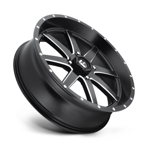 24X7 Fuel UTV D538 Maverick Matte Black Milled 4X137 ET13 wheel/rim