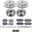 PowerStop OE Stock Replacement Low-Dust Ceramic Brake Pad and Rotor Kit