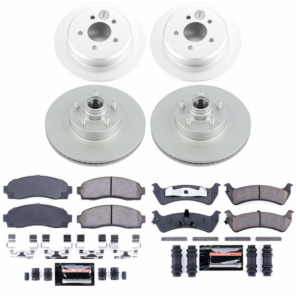 PowerStop Z23 Daily Driver Premium Carbon-Fiber Ceramic Brake Pad and Fully Coat
