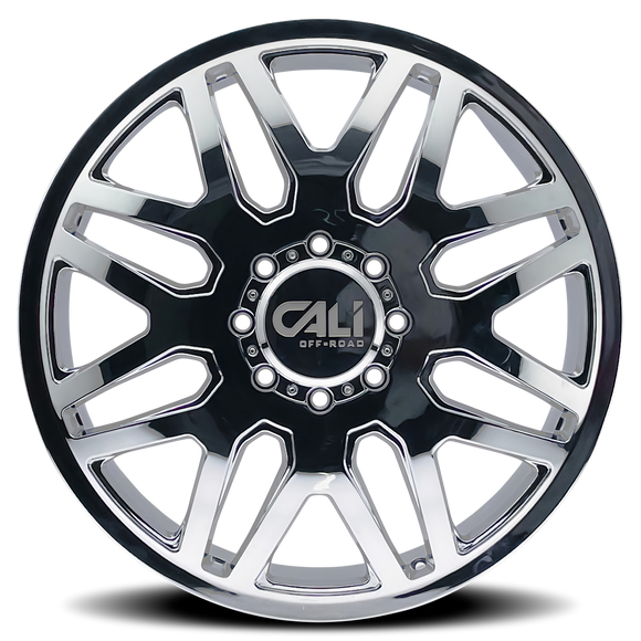 22x8.25 Cali Off-Road Invader Dually Chrome 8x200 ET115 CB142 Wheel Rim