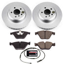 PowerStop Genuine Geomet Coated Rotor and Carbon-Fiber Ceramic Brake Pad Kit