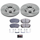 PowerStop OE Stock Replacement Low-Dust Ceramic Brake Pad and Rotor Kit