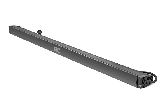 Rough Country Black Series LED Light Bar Cool White DRL 50" Single Row