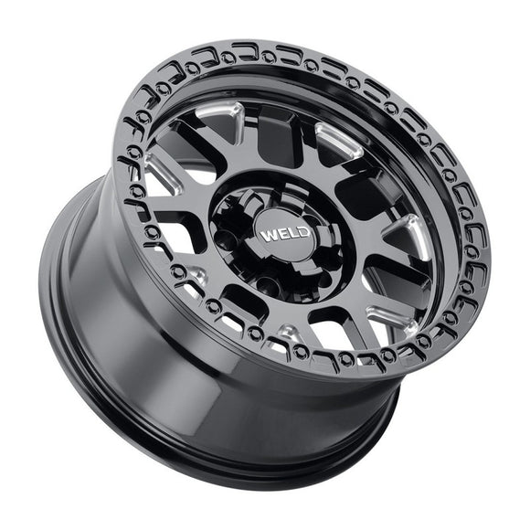 17x9 WELD Off-Road Cinch Black Mill 5x114.3 5x127 5x4.5 5x5 ET-12 Wheel