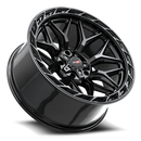 20x9 Vortek VRP-504 Enzo Gloss Black 5x139.7 ET0 CB110.3 Wheel Rim