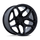 17x9 Fuel Off-Road Flux Gloss Black 5x127 ET-12 CB71.5 Wheel Rim