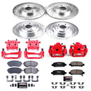 PowerStop Z23 Daily Driver Carbon-Fiber Ceramic Pads Drilled & Slotted Rotor & C