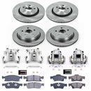 PowerStop OE Stock Replacement Low-Dust Ceramic Brake Pad, Rotor and Caliper Kit