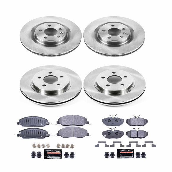 PowerStop Track Day High-Performance Brake Pad and Rotor Kit