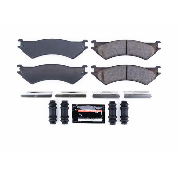 PowerStop Z23 Evolution Sport Carbon-Fiber Brake Pads With Hardware
