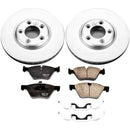 PowerStop Genuine Geomet Coated Rotor and Low-Dust Ceramic Brake Pad Kit