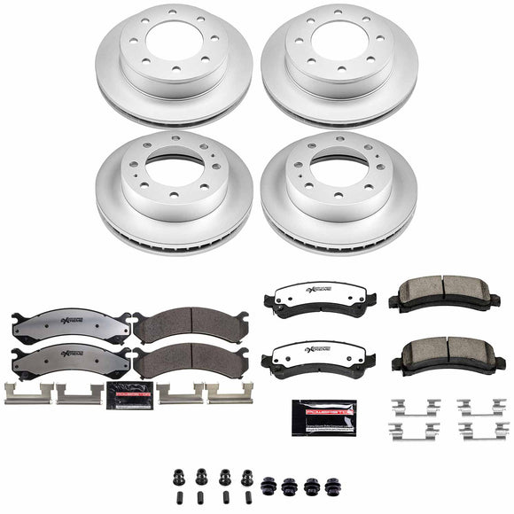 Z36 Truck & Tow Premium Carbon-Fiber Ceramic Brake Pad and Fully Coated Rotor Ki