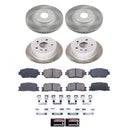 PowerStop Semi-Coated Rotor and Low-Dust Ceramic Brake Pad Kit