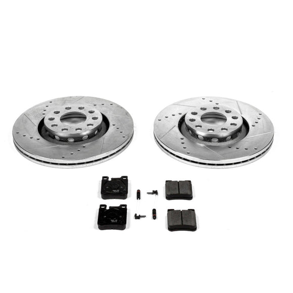 PowerStop Z23 Daily Driver Carbon-Fiber Ceramic Brake Pad and Drilled & Slotted