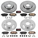 PowerStop Z23 Daily Driver Carbon-Fiber Ceramic Brake Pad and Drilled & Slotted