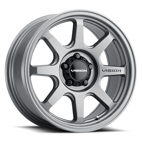 17x8 Vision 351 Flow Satin Grey 5x120 ET30 Wheel Rim