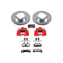 PowerStop Z36 Truck and SUV Ceramic Brake Pad, Drilled & Slotted Rotor, and Cali