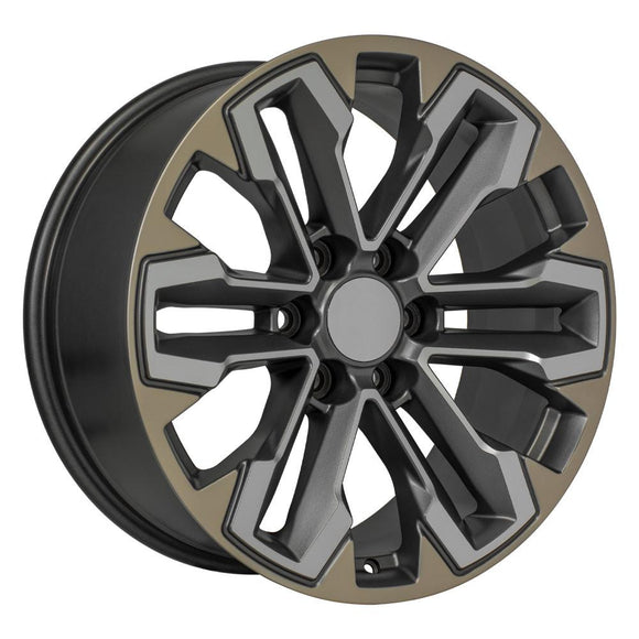 20" Replica CV69 fits Chevrolet Silverado 20 in. x 9 in. Gunmetal