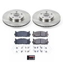 PowerStop OE Stock Replacement Low-Dust Ceramic Brake Pad and Rotor Kit