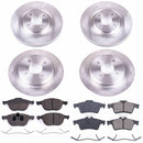 PowerStop OE Stock Replacement Low-Dust Ceramic Brake Pad and Rotor Kit