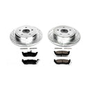 PowerStop Z23 Daily Driver Carbon-Fiber Ceramic Brake Pad and Drilled & Slotted
