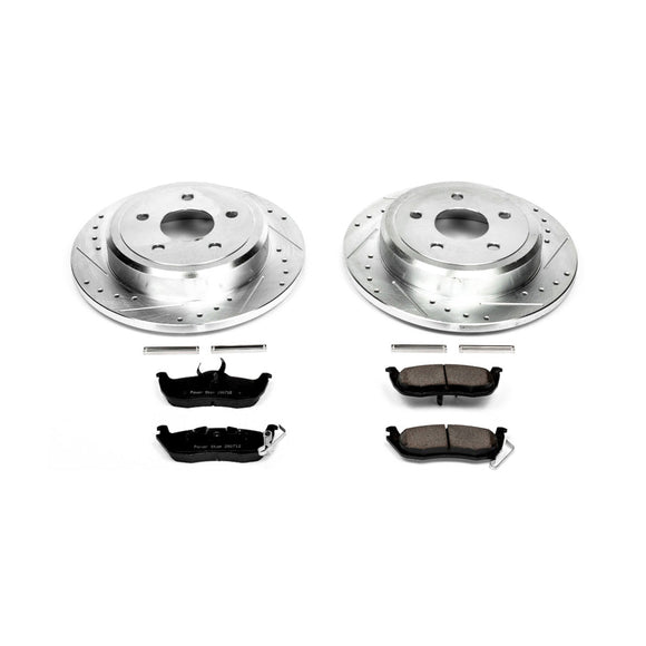 PowerStop Z23 Daily Driver Carbon-Fiber Ceramic Brake Pad and Drilled & Slotted