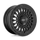 19X8.5 Rotiform R165 BLQ-C Matte Black 5X112/5X120 ET45 wheel/rim