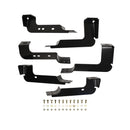 Westin Premier Oval Nerf Step Bar Mount Kit Powder Coated Black Steel 22-1075