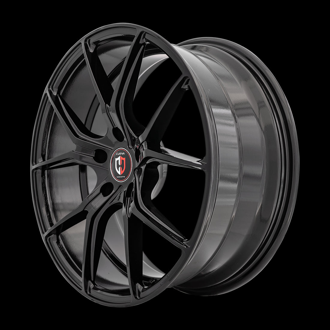 20x8.5 Curva C42 Gloss Black 5x120 ET35 wheel/rim