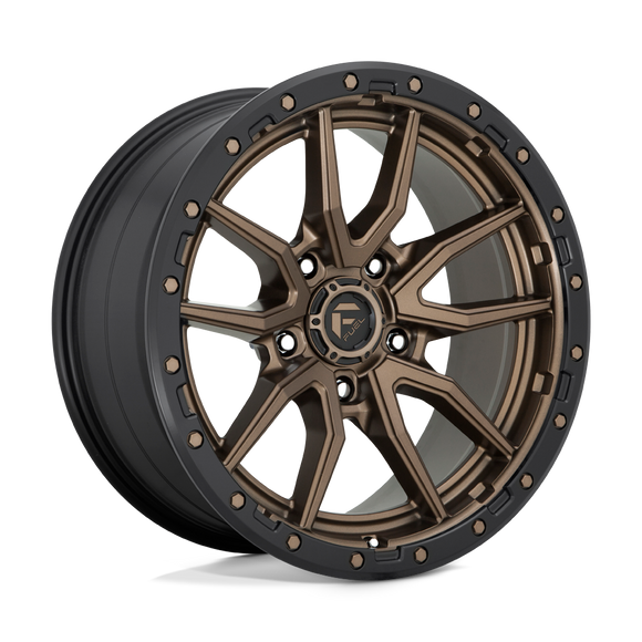 20x9 Fuel Off-Road D681 Rebel Matte Bronze Black Bead Ring 5x127 ET1 Wheel