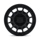17x8.5 Fuel Off-Road FC884 Fortress Matte Black Gloss Black Lip 5x127 ET25 Wheel