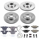 PowerStop OE Stock Replacement Low-Dust Ceramic Brake Pad and Rotor Kit