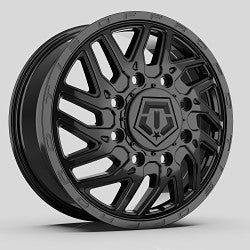 20x8.25 TIS 544B Gloss Black 8x165.1 8x6.5 ET-198 Wheel Rim