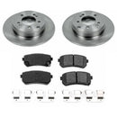 PowerStop OE Stock Replacement Low-Dust Ceramic Brake Pad and Rotor Kit