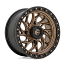 15X7 Fuel UTV D777 Runner UTV Bronze With Black Ring 4X137 ET10 wheel/rim