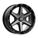 20X9 KMC KM101 TEMPO S-BLK GTCC 6X135/6X139.7 ET18 wheel/rim