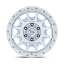 17x8.5 Fuel Off-Road FC884 Fortress Gloss Silver Machined Face 6x135 ET25 Wheel