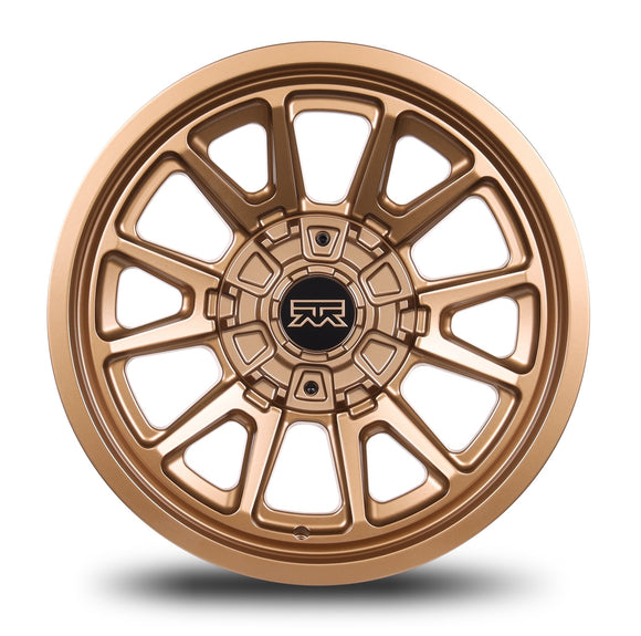 18x9 Mudder Trucker MT706 Detox Bronze 6x135 6x139.7 6x5.5 ET-12 Wheel Rim