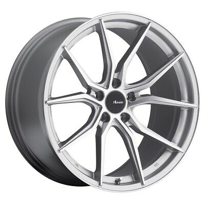 18x8 Advanti Racing Hybris Machined Face Silver 5x112 ET45 Wheel Rim