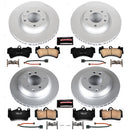PowerStop Genuine Geomet Coated Rotor and Carbon-Fiber Ceramic Brake Pad Kit