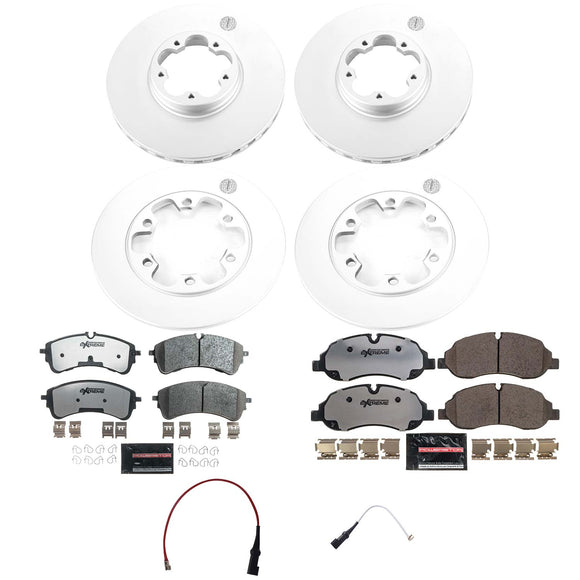 Z36 Truck & Tow Premium Carbon-Fiber Ceramic Brake Pad and Fully Coated Rotor Ki