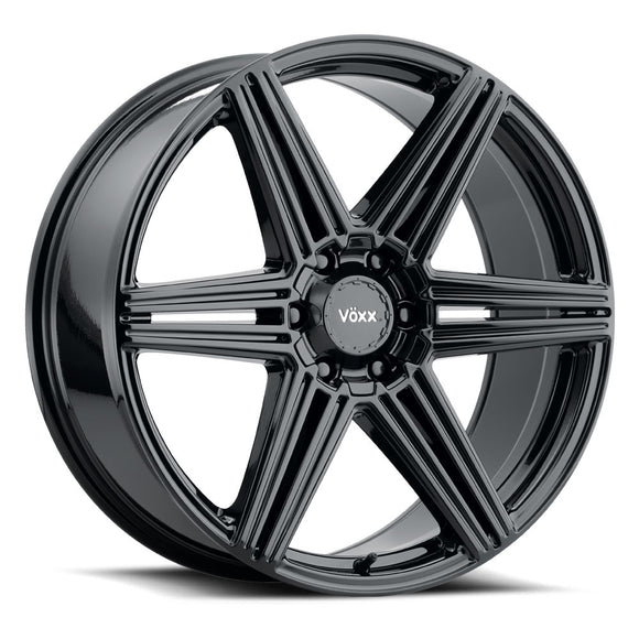 20x8.5 Voxx Sotto Gloss Black 6x120 ET39 CB78.1 Wheel Rim