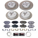 PowerStop Semi-Coated Rotor and Low-Dust Ceramic Brake Pad Kit